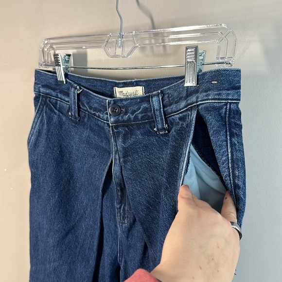 Madewell Extra Wide Leg Jeans Size 28 - Picture 9 of 16